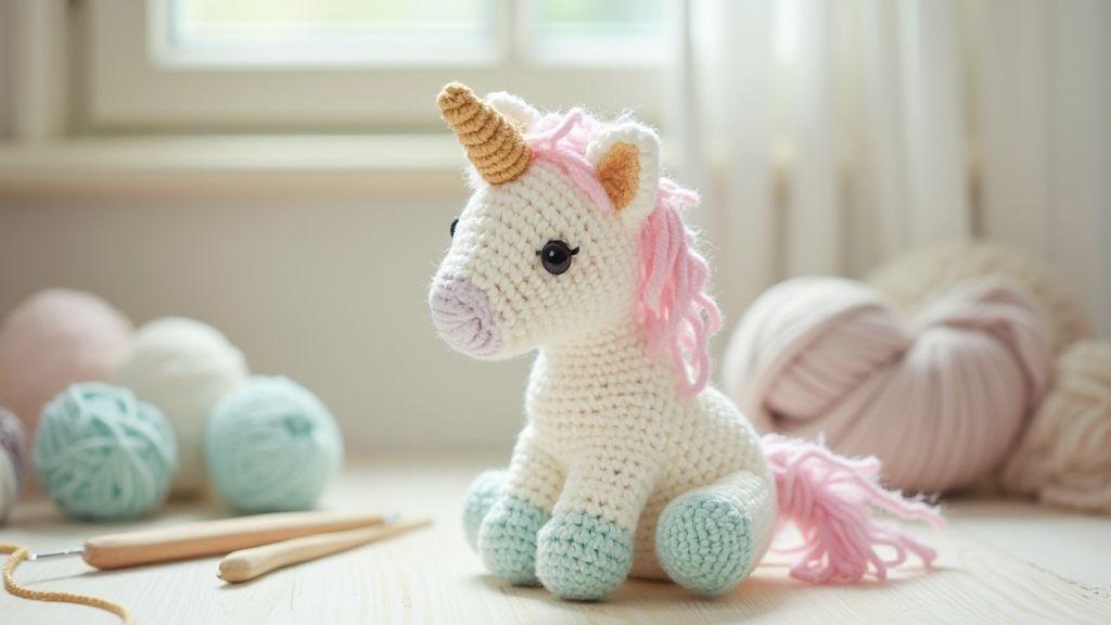 how-to-crochet-a-simple-amigurumi-unicorn-free-beginner-pattern