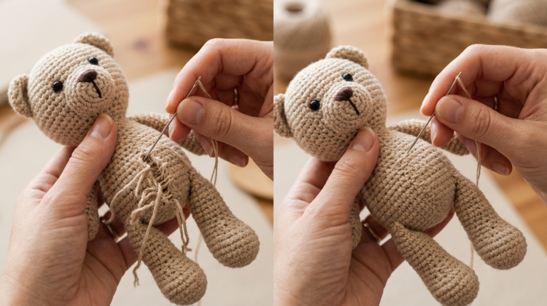 How to Repair a Damaged Amigurumi Seam