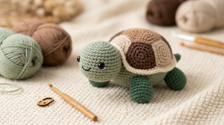 Free Amigurumi Turtle Pattern for Beginners