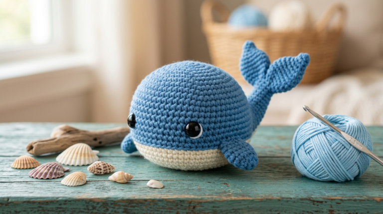 Free Amigurumi Whale Pattern You Can Finish in One Day