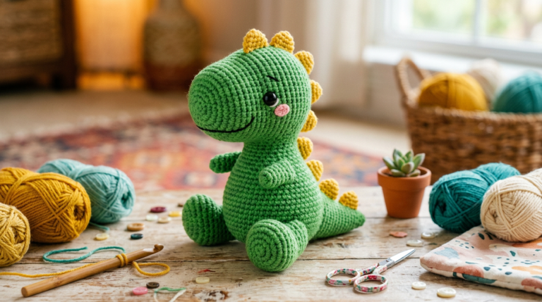 How to Crochet a Beginner-Friendly Dinosaur