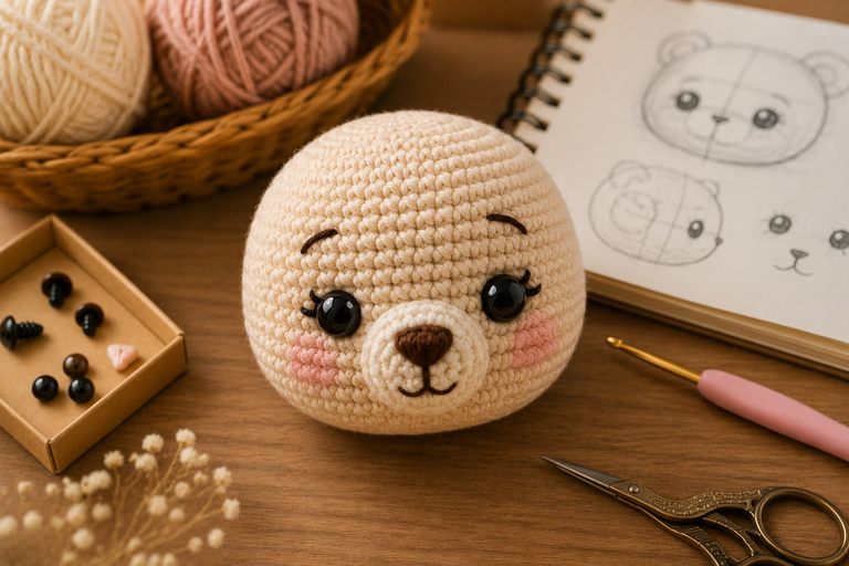 How to Shape Amigurumi Faces for a Professional Look