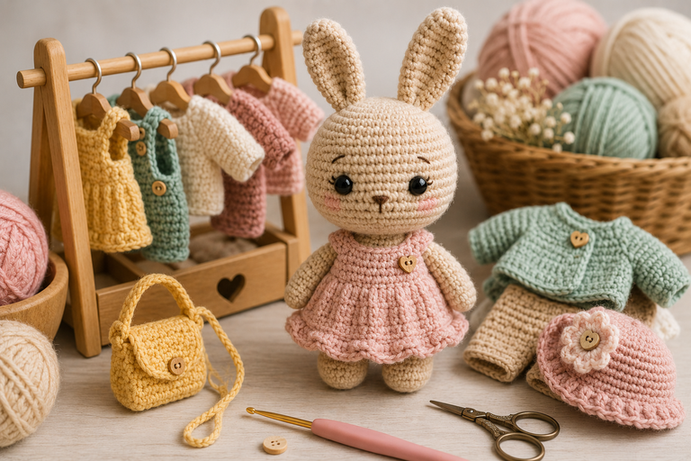 How to Crochet Tiny Clothes for Amigurumi Characters